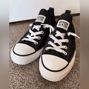Women’s black Converse All Stars